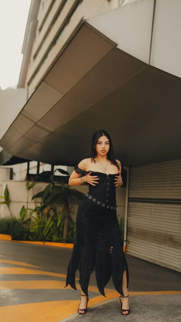 Vestido Midi Canelado